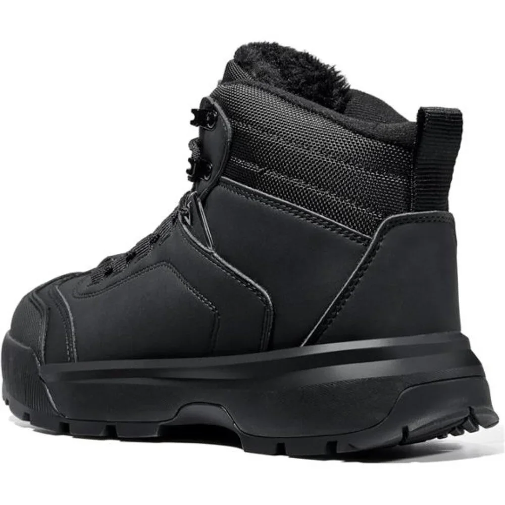 Men's Waterproof Snow Boots Insulated Toe Cap Cold Weather Shoes